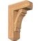 Ekena Millwork Merced Craftsman Smooth Bracket w/ Offset Brace, Western Red Cedar, 7 1/2"W x 20"D x 28"H BKT0806X20X28MRC04SWR - alternate 1